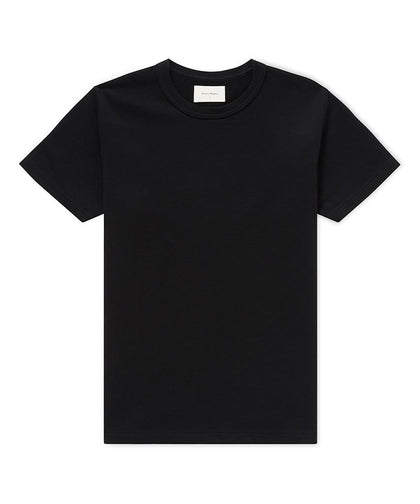 Twisted Rib Neck Tee Black T-Shirt _ Basic Rights