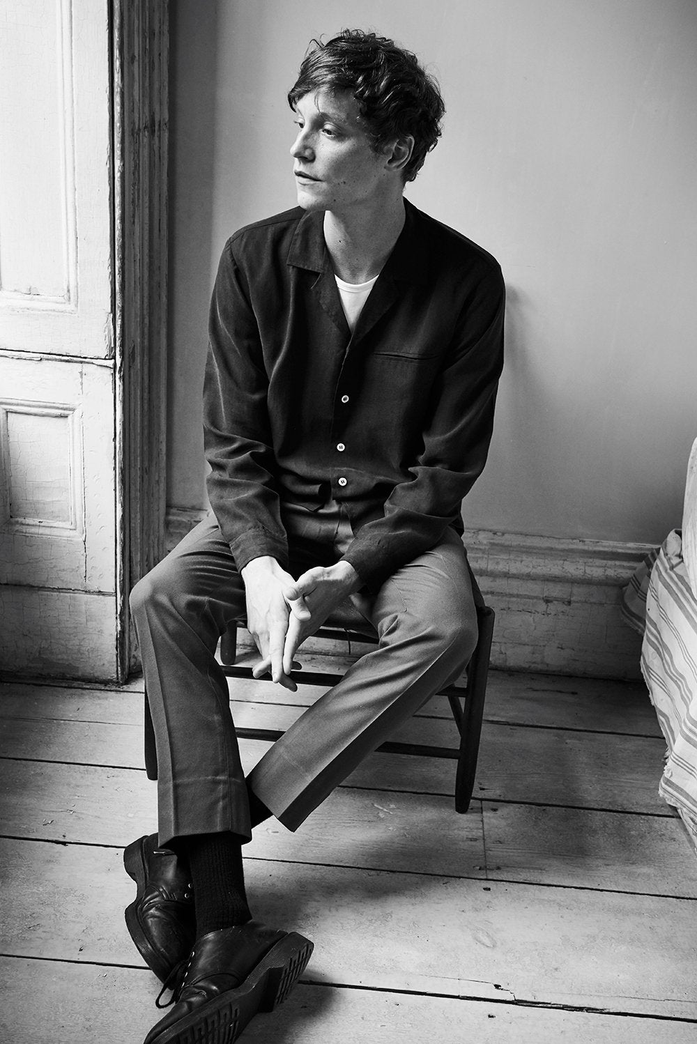Long Sleeve Camp Collar Shirt - Basic Rights