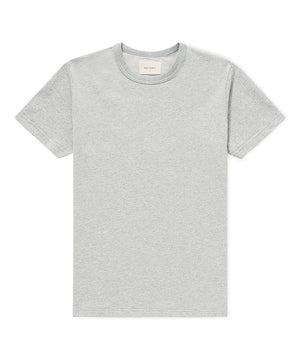 Rib Neck T-Shirt - Gray