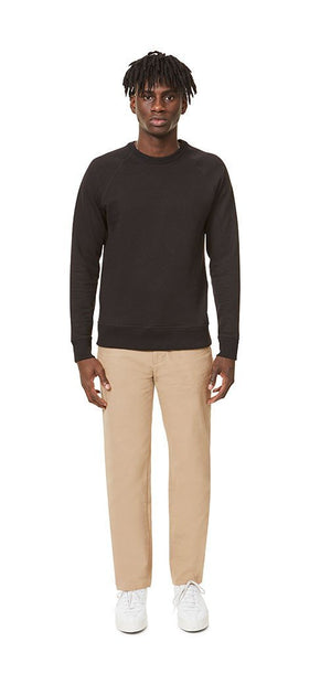 066 Crewneck Sweatshirt Black Sweatshirt _ Basic Rights