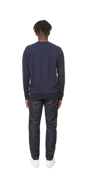 066 Crewneck Sweatshirt Navy Sweatshirt _ Basic Rights