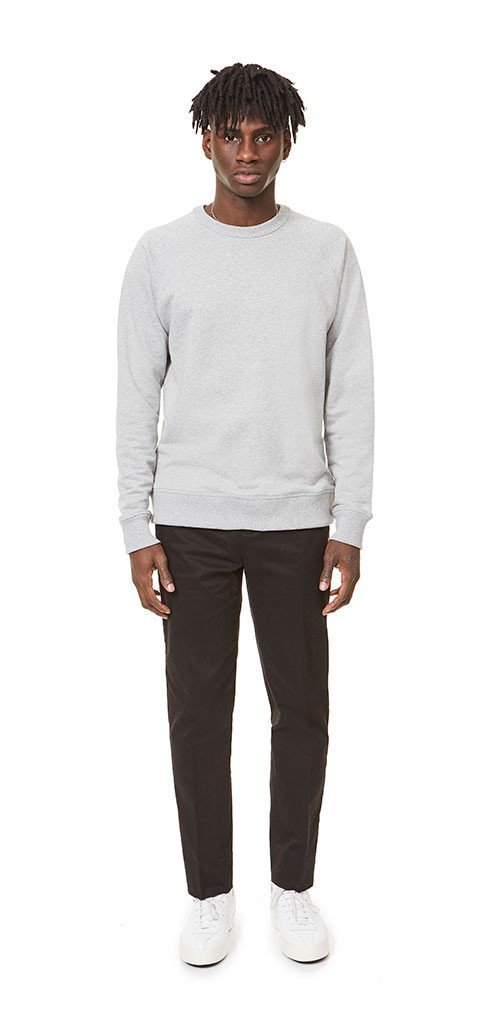 066 Crewneck Sweatshirt Gray Sweatshirt _ Basic Rights