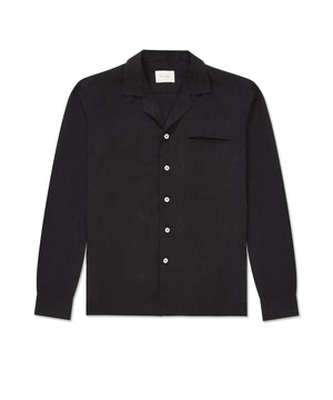 Basic Rights Camp Collar Shirt Black