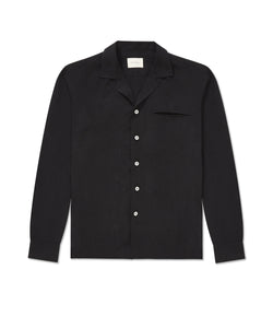 Basic Rights Camp Collar Shirt Black