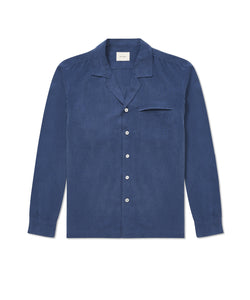 Basic Rights Camp Collar Shirt Navy