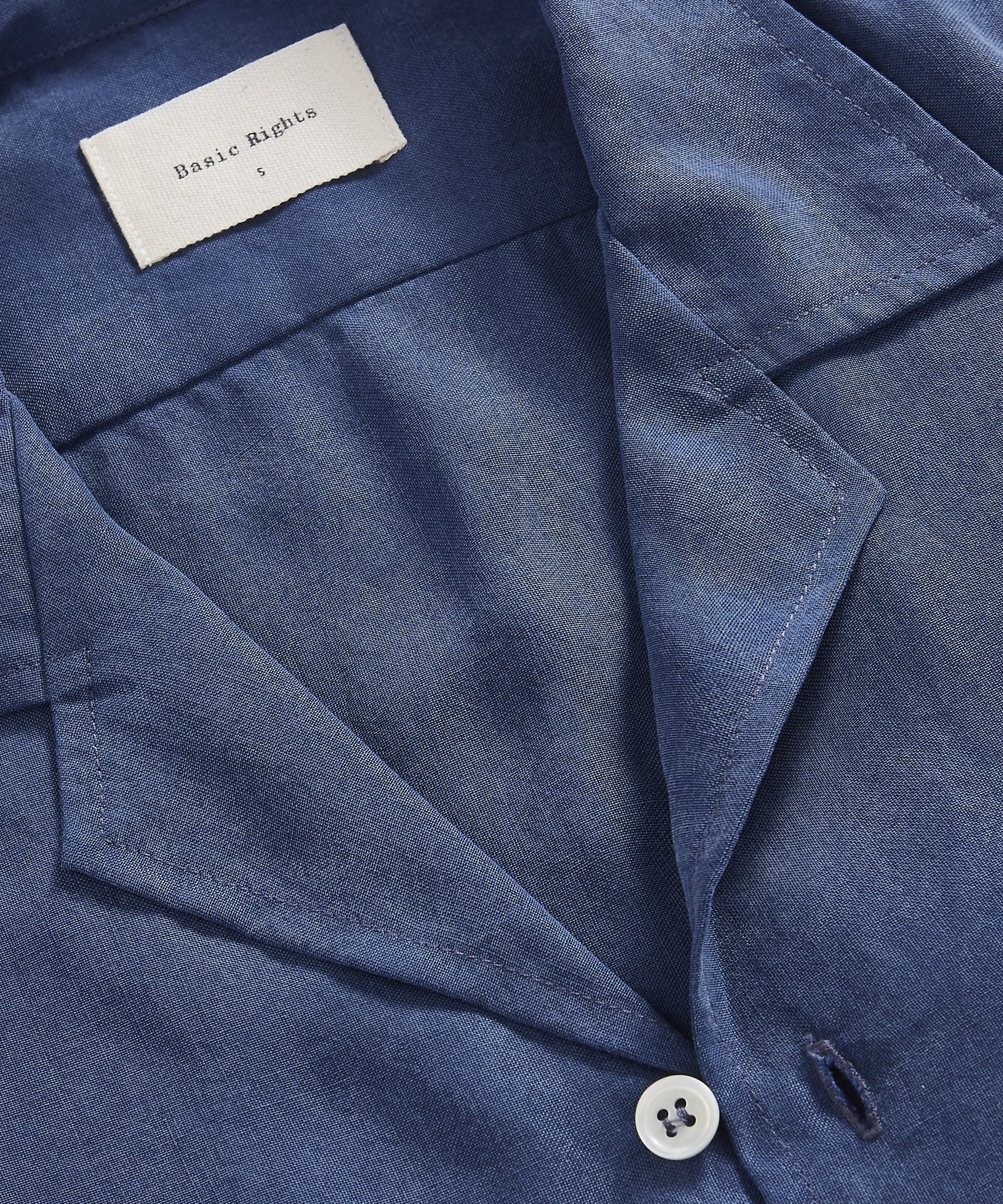 Basic Rights Camp Collar Shirt Navy