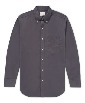 Button Down Shirt Flint/Purple Shirt _ Basic Rights