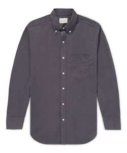 Button Down Shirt Flint/Purple Shirt _ Basic Rights