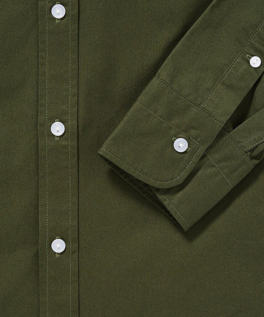 Button Down Shirt Olive Basic Rights