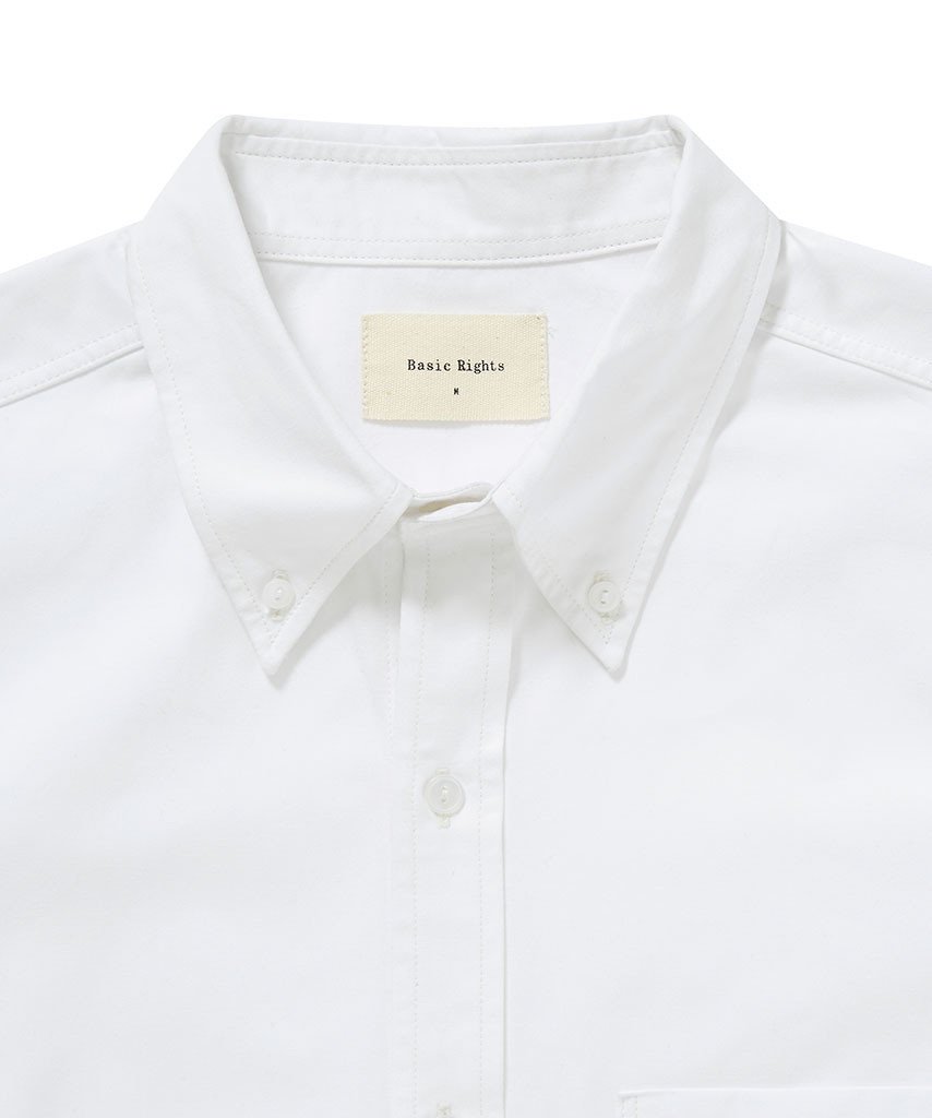 Button Down Shirt White Shirt _ Basic Rights