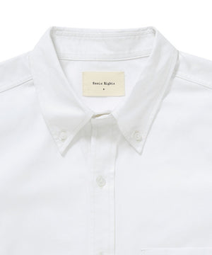 Button Down Shirt White Shirt _ Basic Rights
