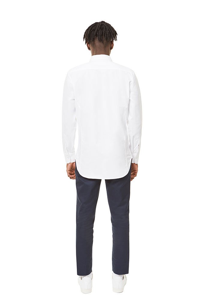 Button Down Shirt White Shirt _ Basic Rights