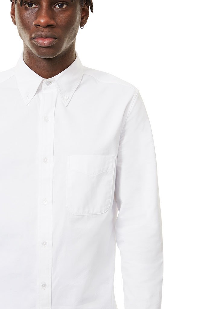 Button Down Shirt White Shirt _ Basic Rights