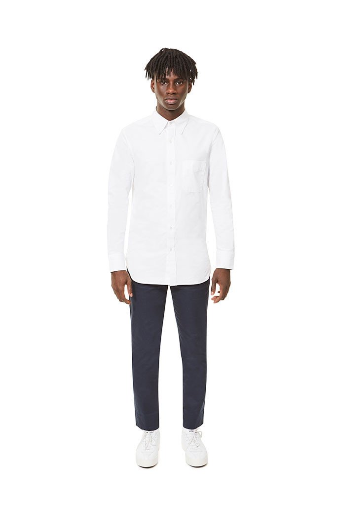 Button Down Shirt White Shirt _ Basic Rights
