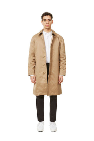 Car Coat Tan Overcoat _ Basic Rights