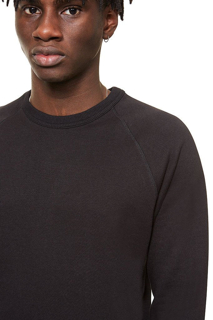 066 Crewneck Sweatshirt Black Sweatshirt _ Basic Rights