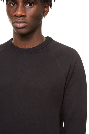 066 Crewneck Sweatshirt Black Sweatshirt _ Basic Rights