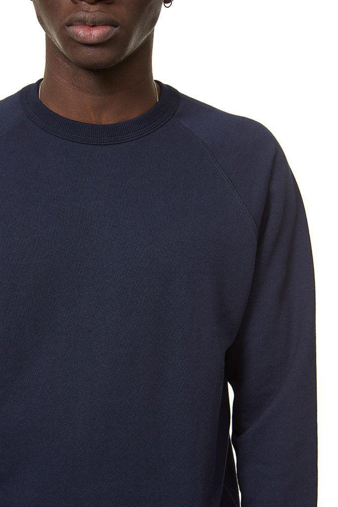 066 Crewneck Sweatshirt Navy Sweatshirt _ Basic Rights