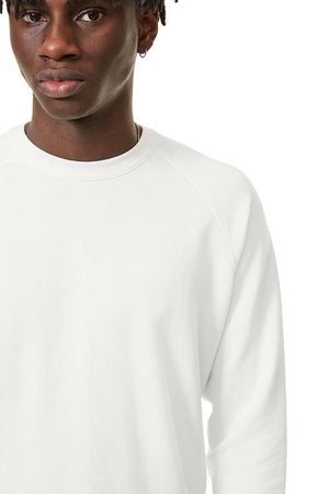 066 Crewneck Sweatshirt White Sweatshirt _ Basic Rights