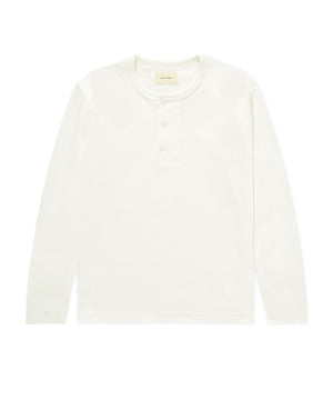 Long Sleeve Henley Off-white Henley _ Basic Rights