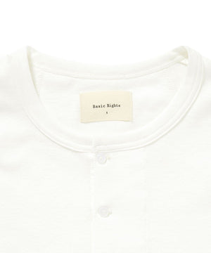 Long Sleeve Henley Off-white Henley _ Basic Rights