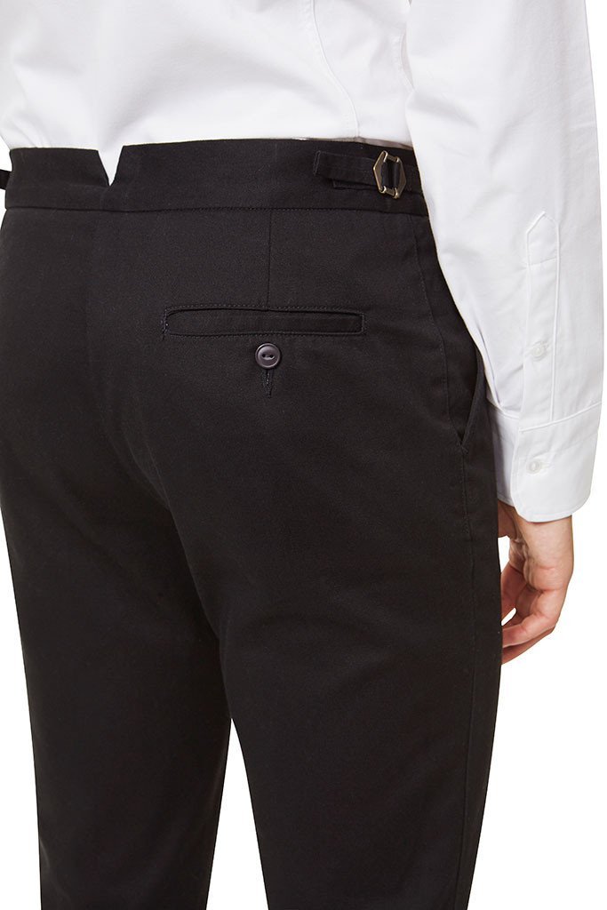 110 High Waisted Trouser Black Pants _ Basic Rights