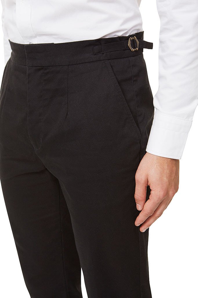 110 High Waisted Trouser Black Pants _ Basic Rights