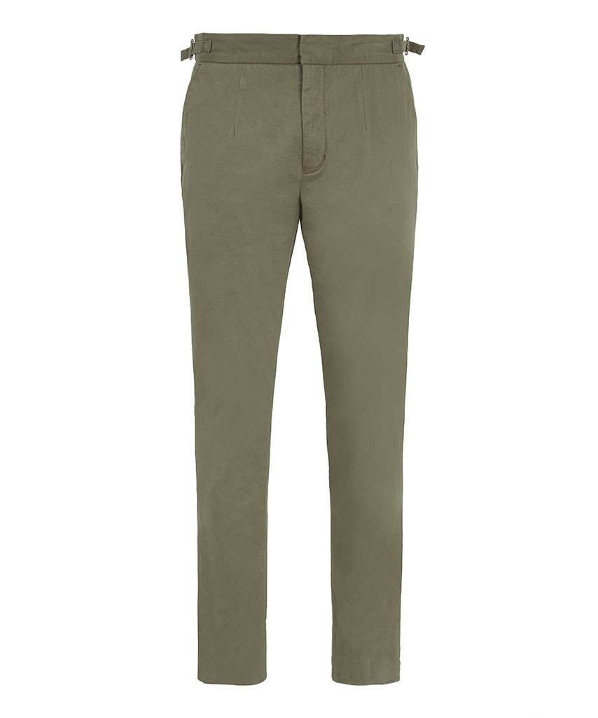 110 High Waisted Trouser Moss Pants _ Basic Rights