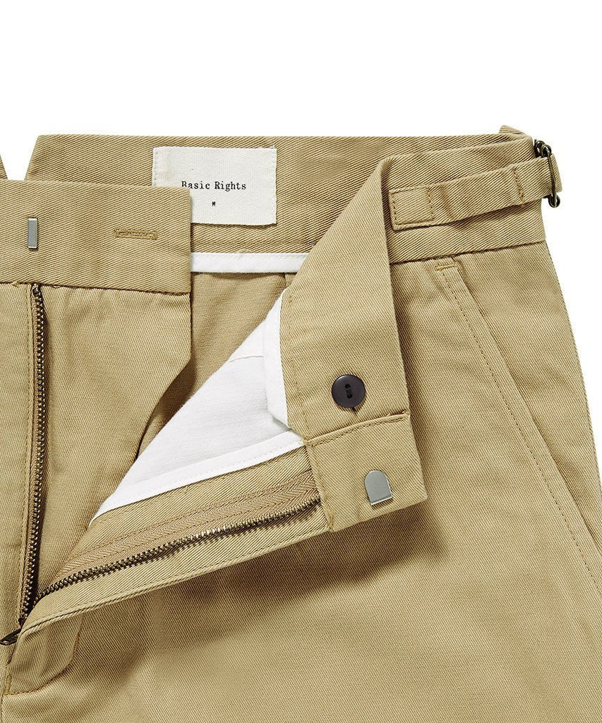 110 High Waisted Trouser Tan Pants _ Basic Rights