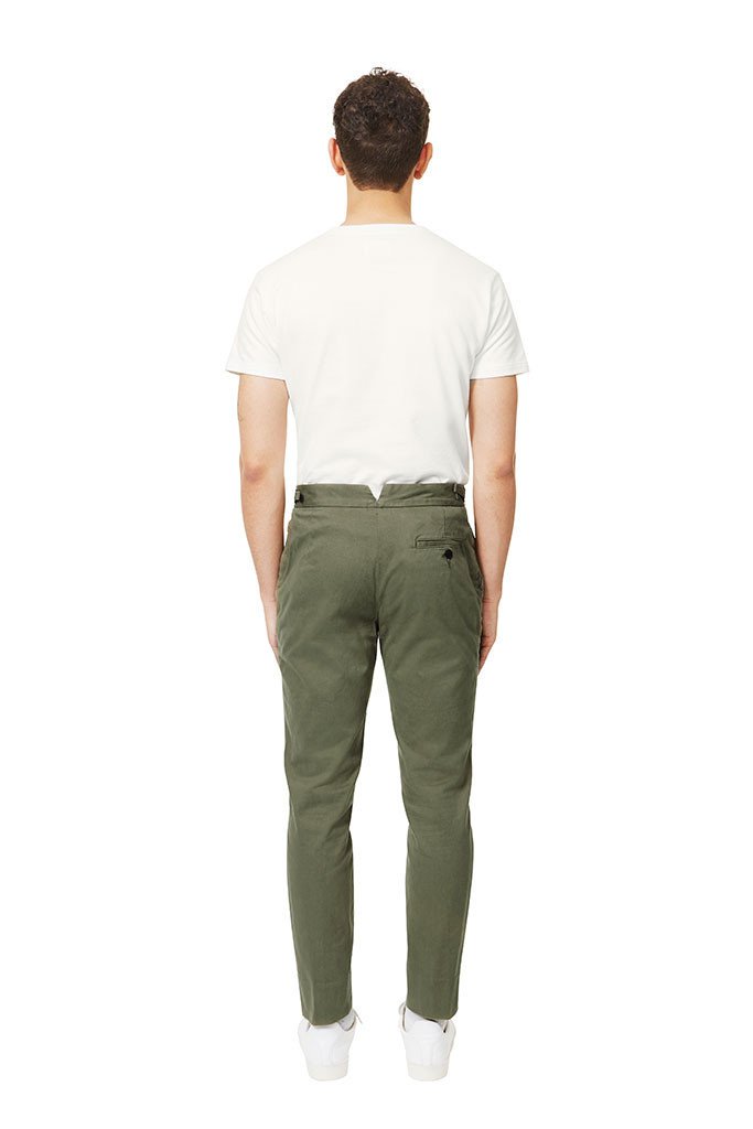 110 High Waisted Trouser Moss Pants _ Basic Rights