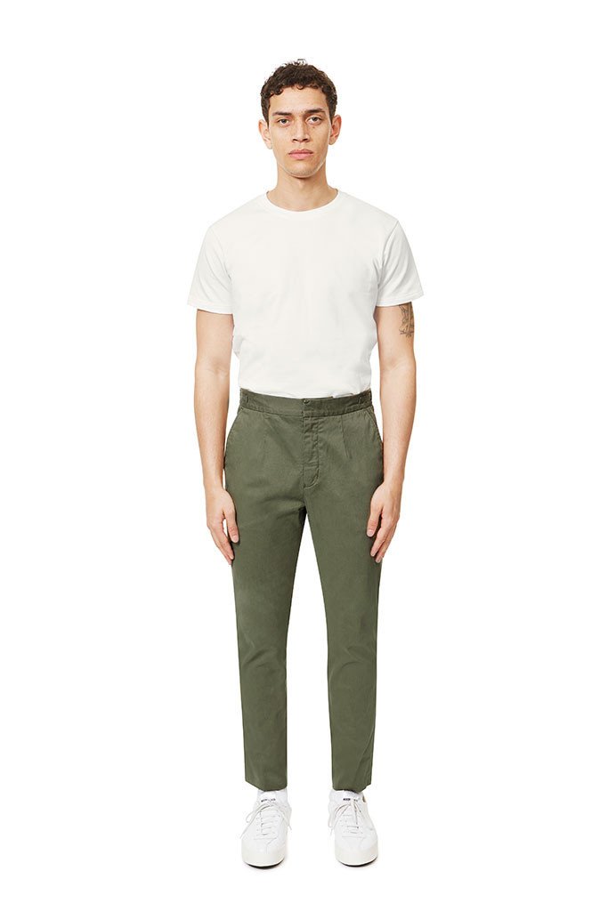 110 High Waisted Trouser Moss Pants _ Basic Rights