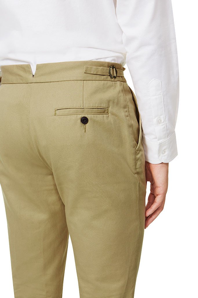 110 High Waisted Trouser Tan Pants _ Basic Rights