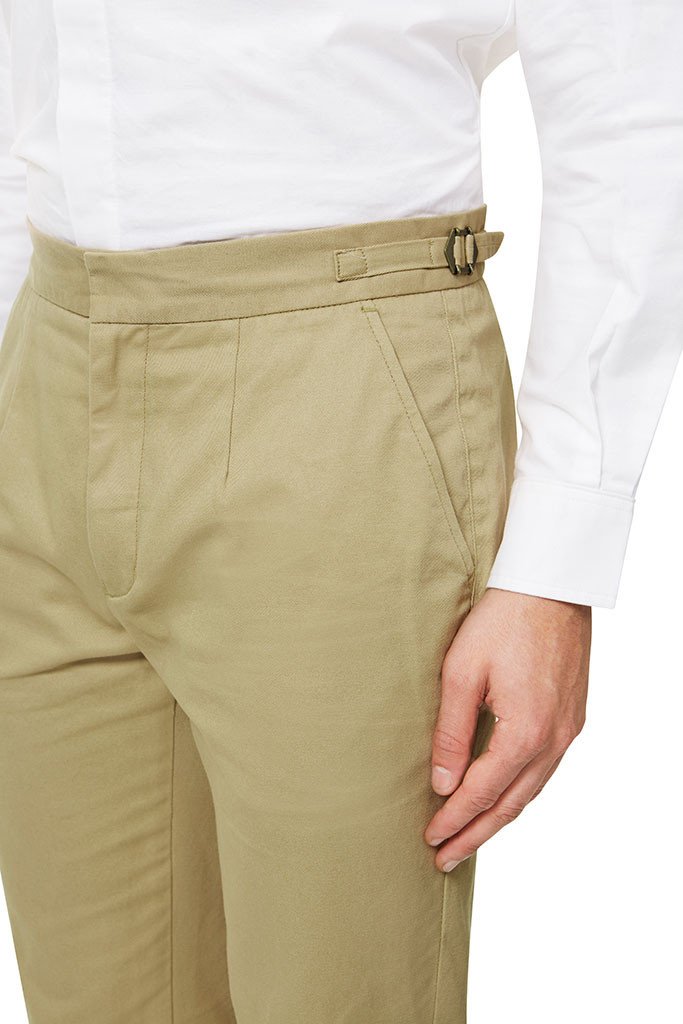 110 High Waisted Trouser Tan Pants _ Basic Rights