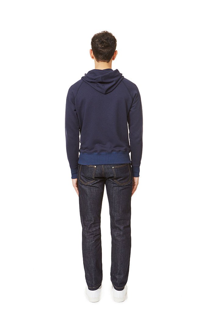 Pullover Hoodie Navy Hoodie _ Basic Rights