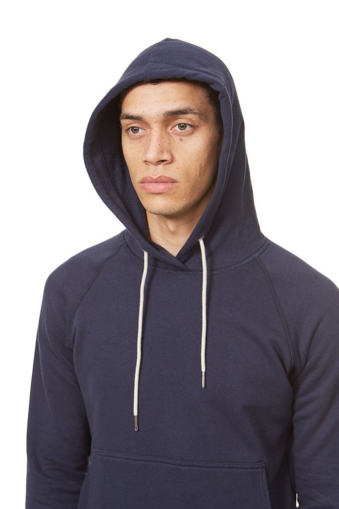 Pullover Hoodie Navy Hoodie _ Basic Rights