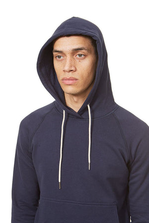Pullover Hoodie Navy Hoodie _ Basic Rights