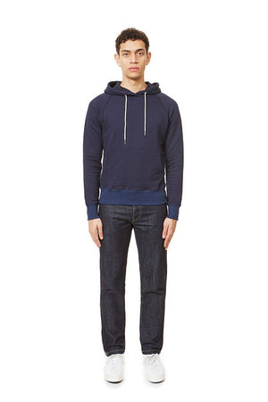 Pullover Hoodie Navy Hoodie _ Basic Rights