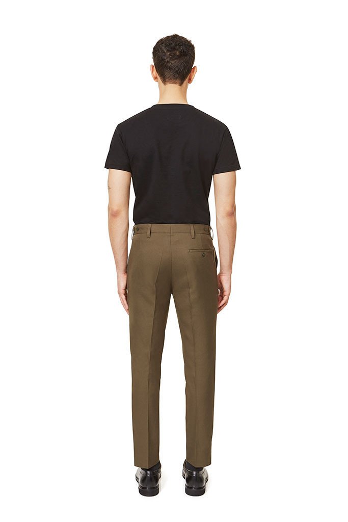 Slim Loop Trouser Army Green Pants _ Basic Rights
