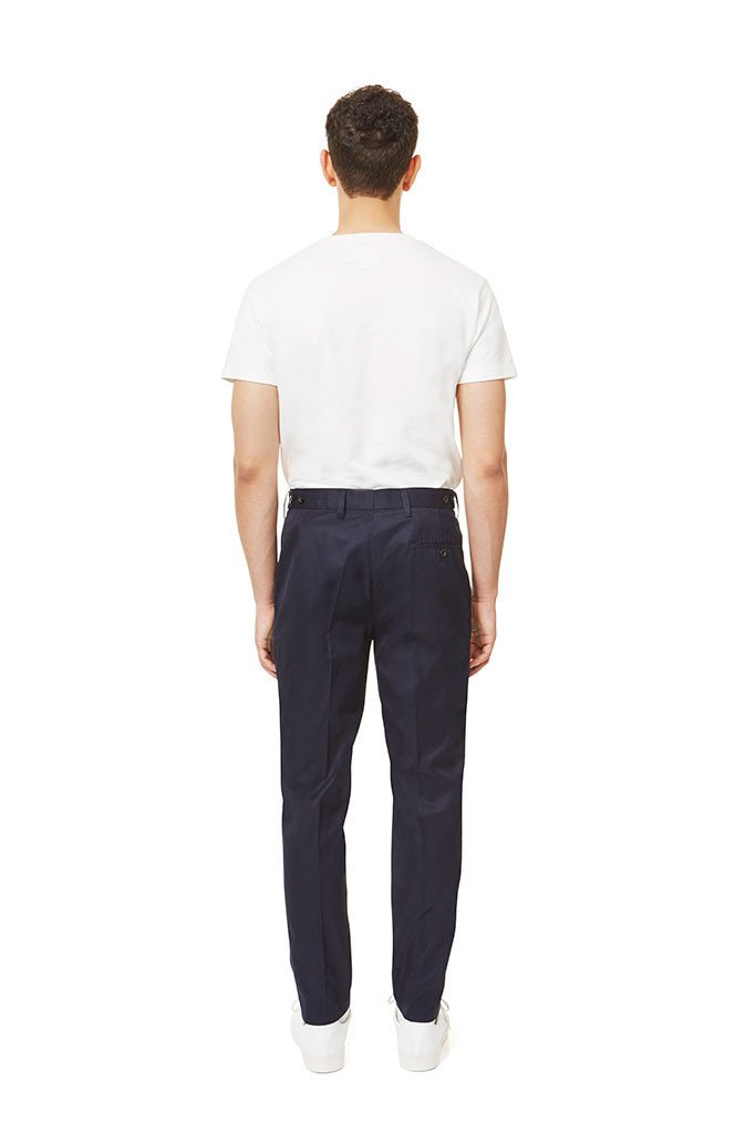 Slim Loop Trouser Navy Pants _ Basic Rights