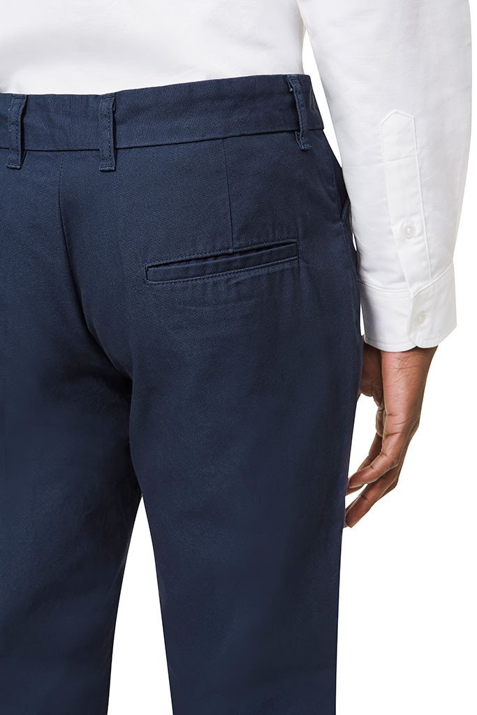 Straight Leg Pants Blue Pants _ Basic Rights