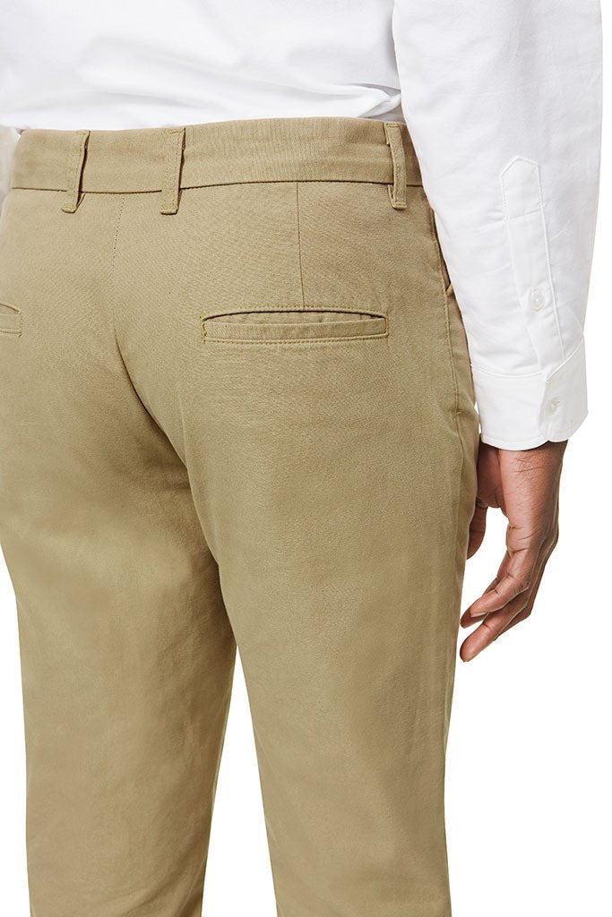 Straight Leg Pants Tan Pants _ Basic Rights