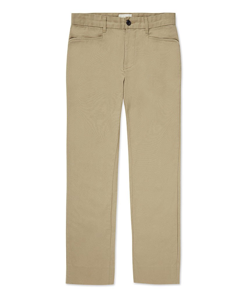 Straight Leg Pants Tan Pants _ Basic Rights