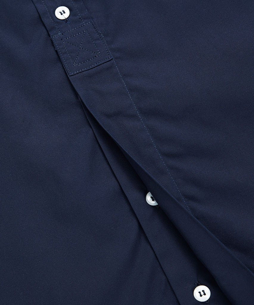 202 Straight Placket Shirt Navy Shirt _ Basic Rights