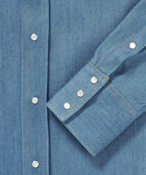 Western Shirt Denim Basic Rights