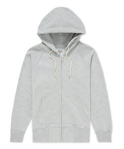 078 Zip Hoodie Gray Hoodie _ Basic Rights