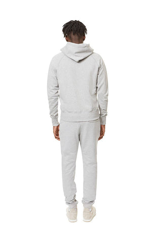 078 Zip Hoodie Gray Hoodie _ Basic Rights