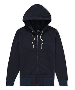 078 Zip Hoodie Navy Hoodie _ Basic Rights