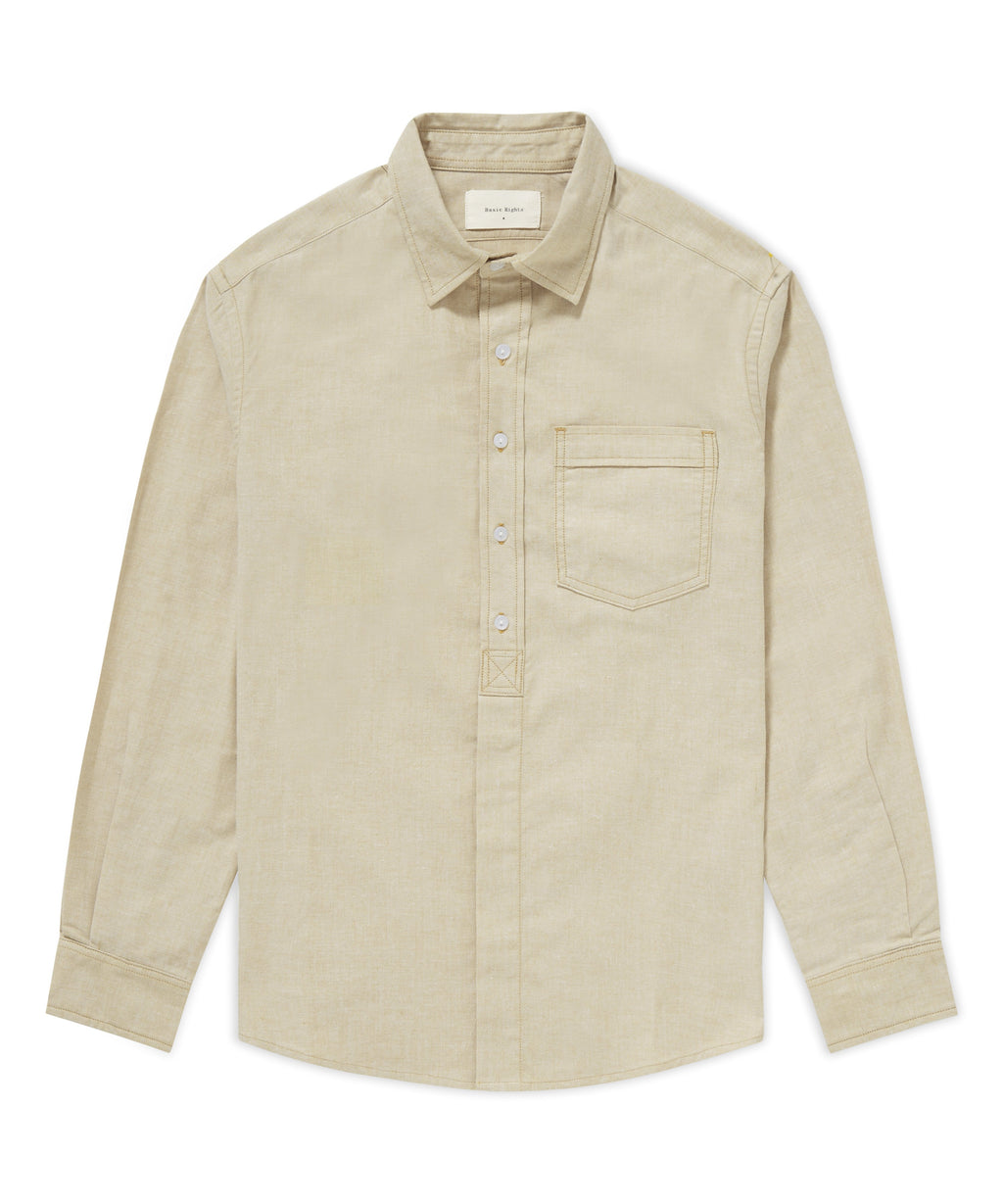 202 Straight Placket Shirt - Basic Rights